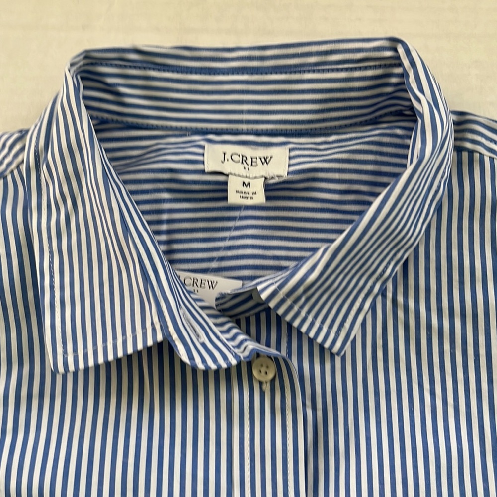 J. Crew Factory Sleeveless signature fit shirt - Picture 3 of 4